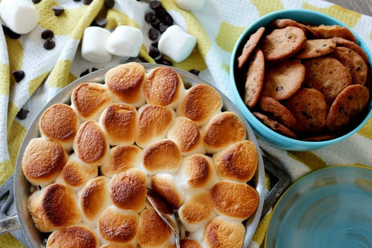 nutella marshmallow smores dip