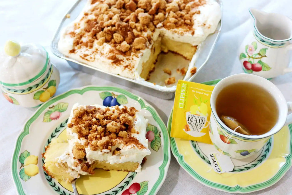 Tres Leches Cake with Cinnamon Crumble
