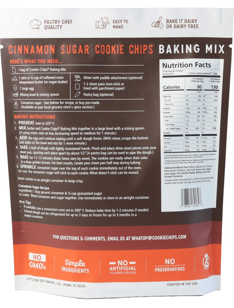 cinnamon sugar cookies baking mix