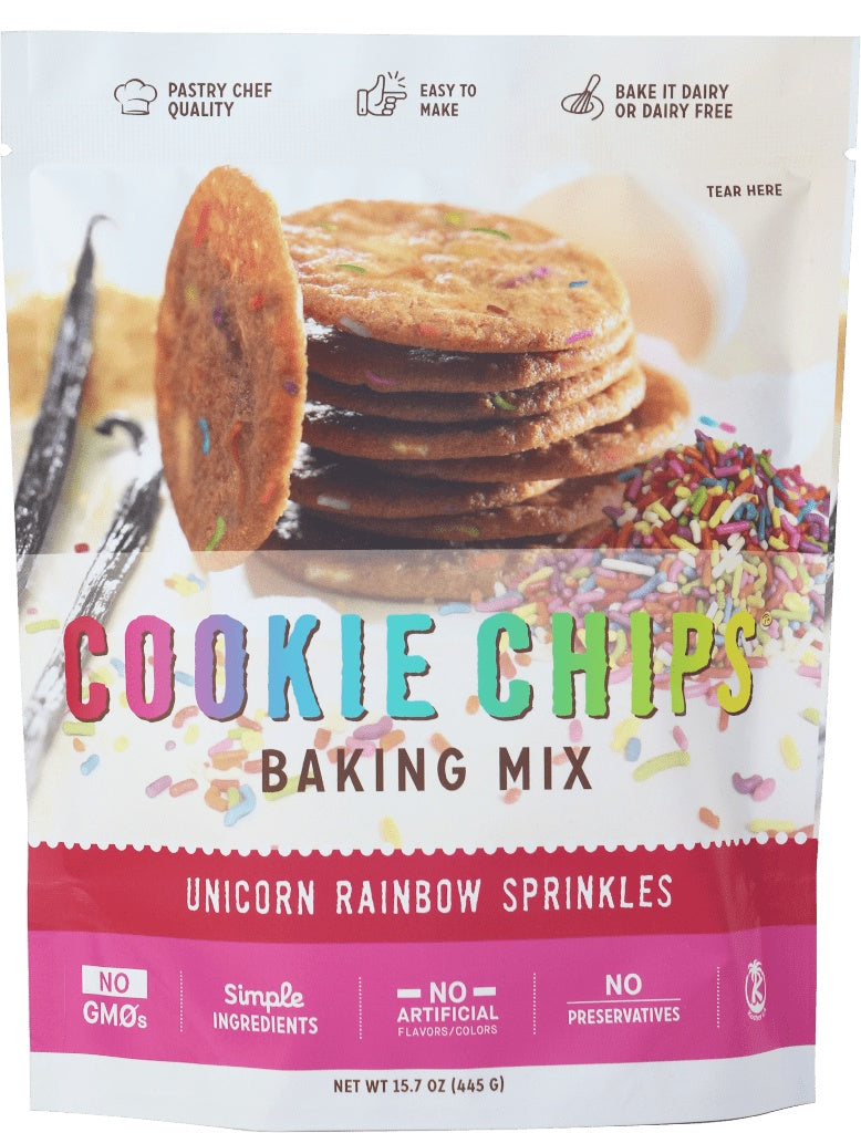 rainbow sprinkle sugar cookies