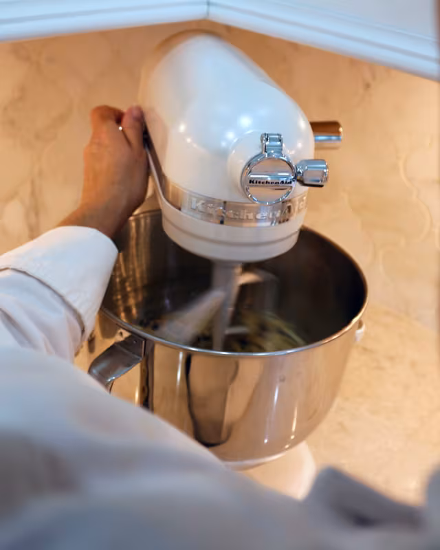 using mixer for cookie dough